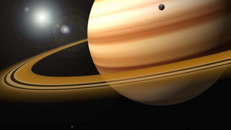 NASA encuentra agua debajo de una luna de Saturno
