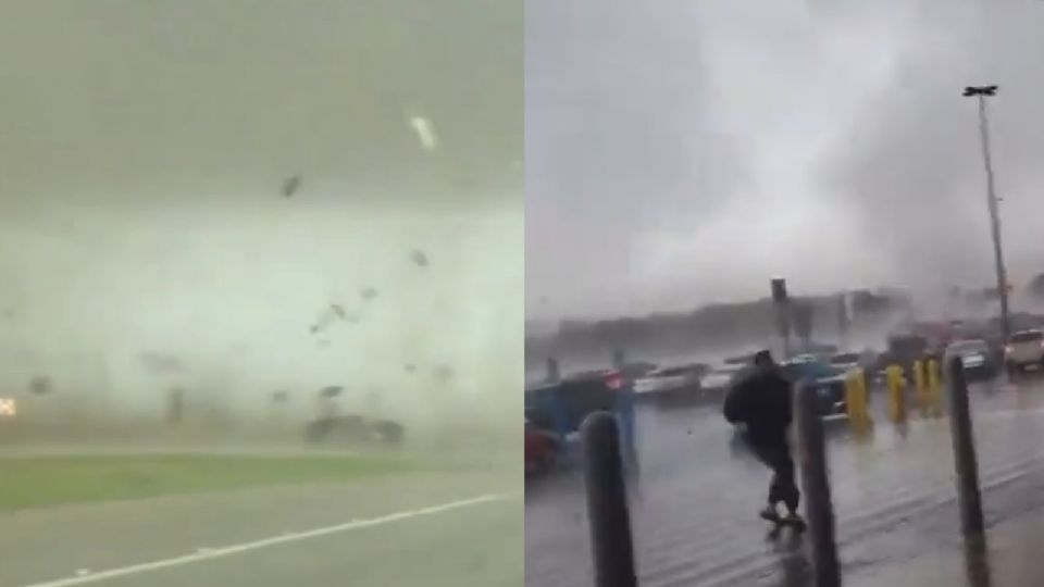 Enjambre de tornados sacude Texas; un mexicano describe el aterrador momento