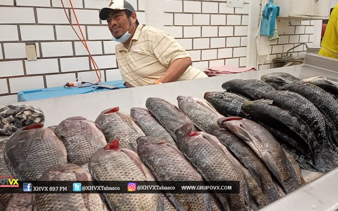 Hasta 120 pesos costaría la mojarra en la Semana Mayor por escases de producto