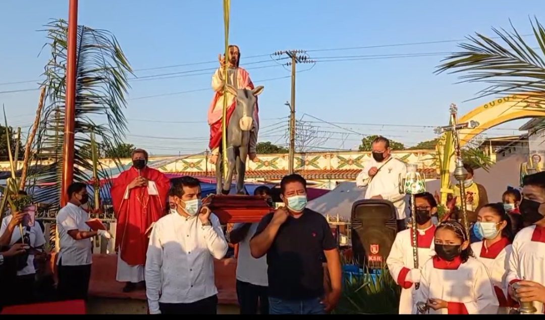 Arranca celebraciones de la Semana Santa en Tabasco con el “Domingo de Ramos”.
