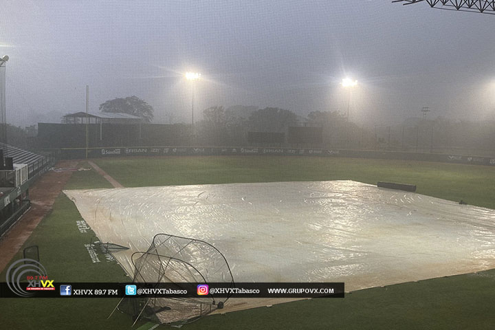 El ingreso del Frente Frió no. 45 provocó que fuera suspendido el partido de béisbol entre Los Olmecas y El Águila de Veracruz en Macuspana