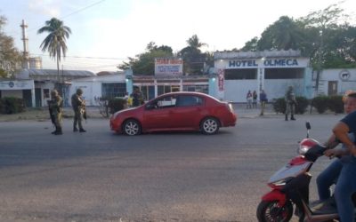 Balacera dejó una persona lesionada en  Villa La Venta, Huimanguillo