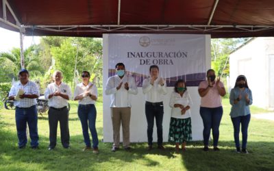 Gobierno de Cunduacán inaugura obra de pavimentación en “Huimango” 2da sección