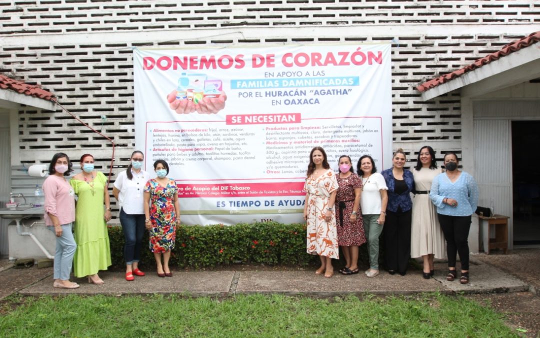 Se solidariza Congreso de Tabasco con familias afectadas en Oaxaca por el huracán ”Agatha“