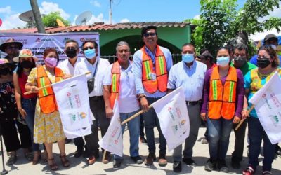Ayuntamiento de Paraiso da banderazo de inicio a pavimentación del ejido “Puerto Ceiba, Carrizal”