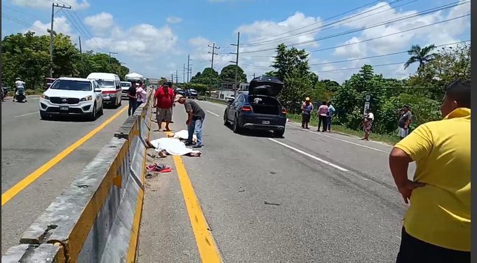 Accidente en la carretera Frontera – Villahermosa deja tres muertos.