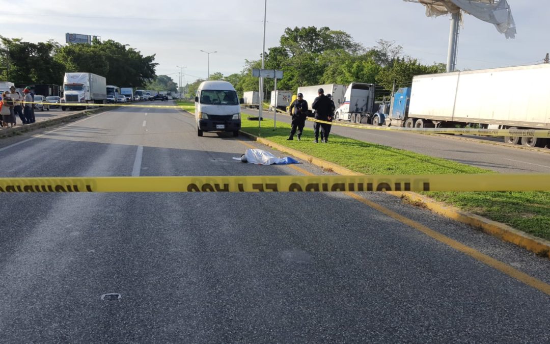 Muere atropellado adulto mayor en la carretera Villahermosa – Macuspana