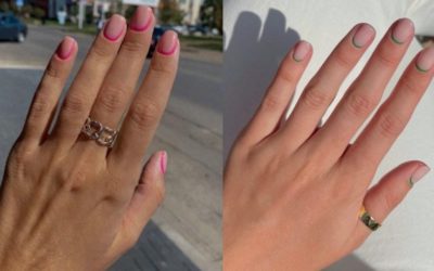 Manicura francesa invertida, la nueva tendencia de uñas que conquista Instagram.