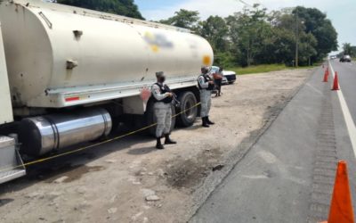 Desmantela Guardia Nacional centro clandestino de venta de hidrocarburo en Tabasco 