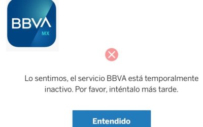 Usuarios reportan fallas en aplicación de BBVA México