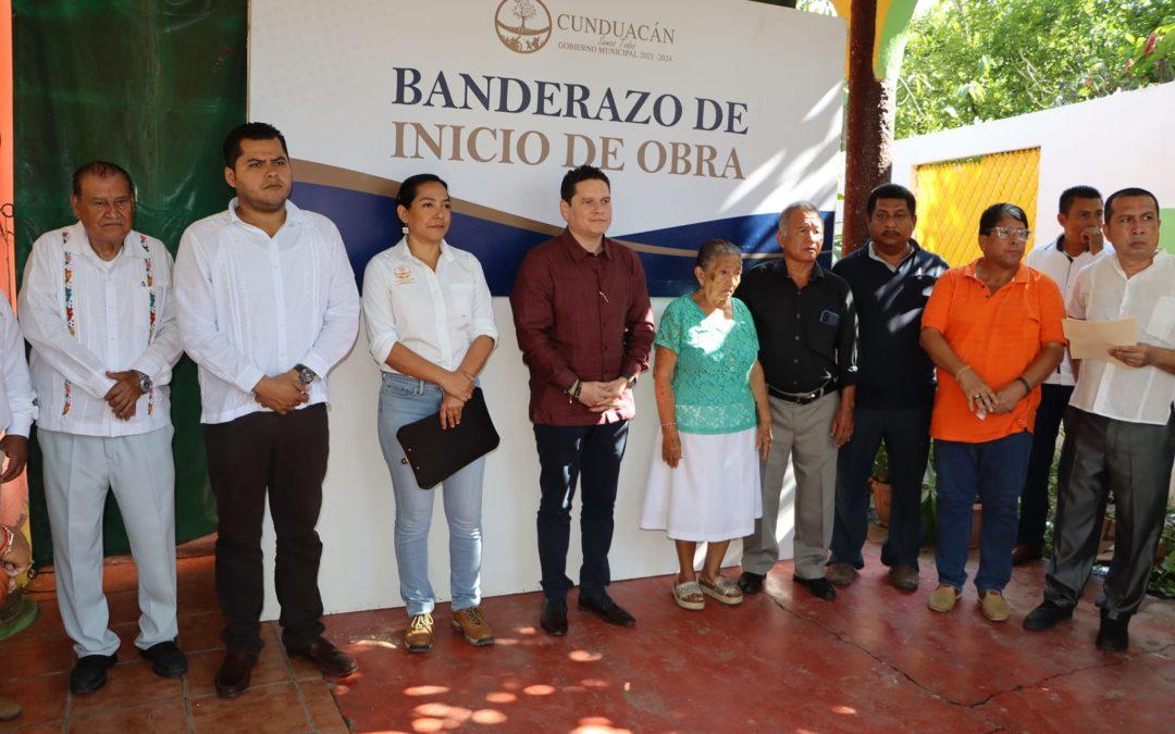 Gobierno de Cunduacán dio banderazo de inicio a obra en Huimango 1ra sección