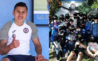 “Cata” Domínguez, jugador del Cruz Azul, se disculpó por organizar fiesta con temática ‘narco’ a su hijo