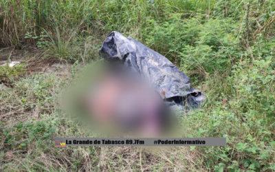 Localizan cadáver de un masculino en el poblado C-31 de Huimanguillo.