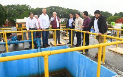 Con una inversión de más de 28 millones de pesos en Cunduacán amplían planta de captación de agua.
