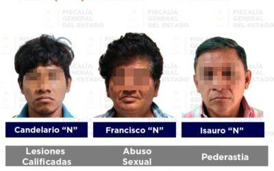 Asegura FGE a seis masculinos en Cárdenas, Centro, Huimanguillo y Nacajuca.