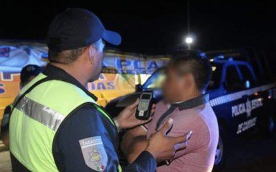 De enero a la fecha, 643 personas han sido infraccionadas por conducir en estado de ebriedad.
