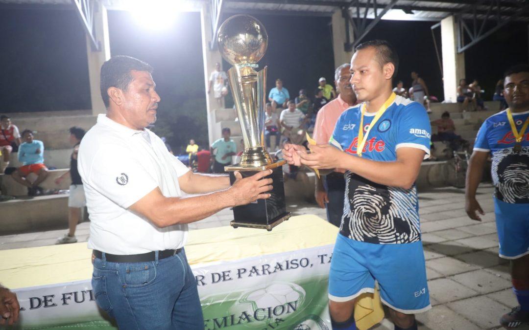 Deportivo «La costa» campeón del fútbol Paraiseño