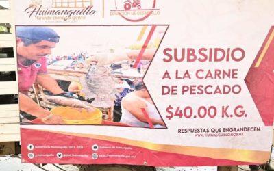 Llega subsidio de carne de pescado a Mecatepec Huimanguillo