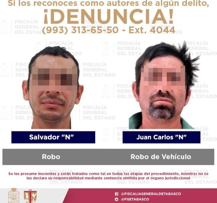 Por robo, violencia familiar y lesiones, detiene la FGE a cinco sujetos.